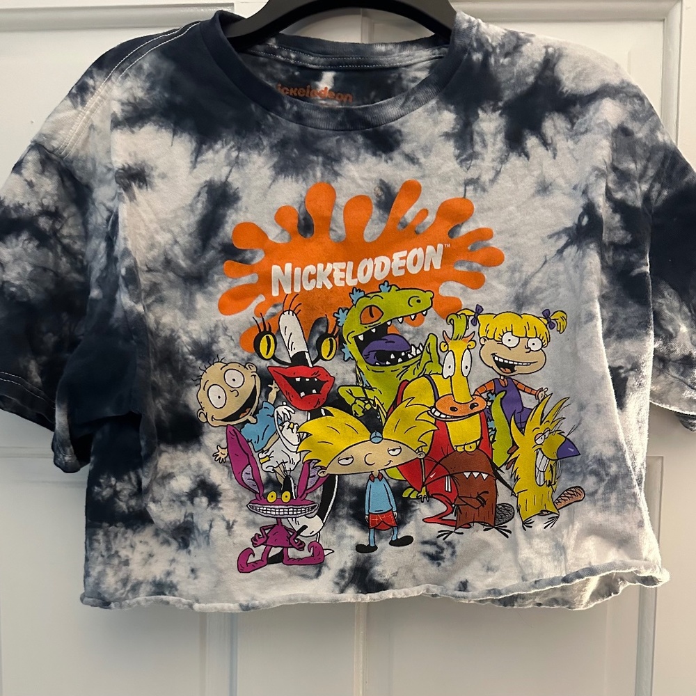 90's Nickelodeon Cartoon Crop Top